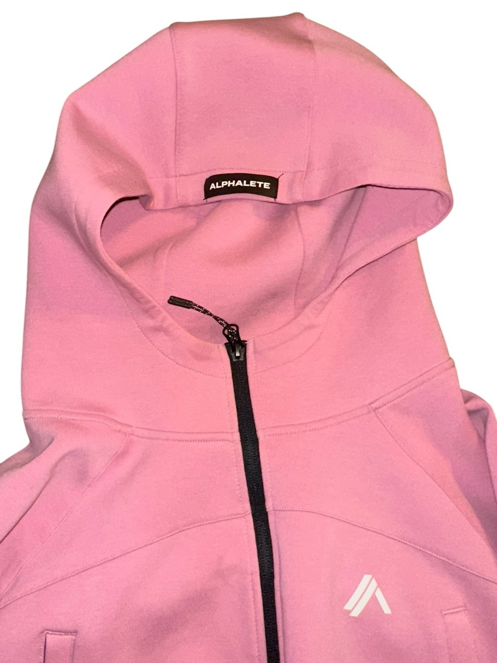Alphalete 2 piece Cropped Zip Hoodie & Shorts Set - Picture 6 of 9